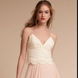 NEW BHLDN PIPPA CAMI CAMISOLE WEDDING TANK LACE TOP JENNY YOO Z507-27